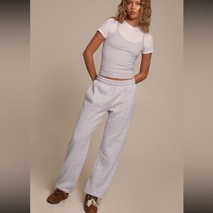 🆕🤍Ash Grey Casual Cuffed Joggers